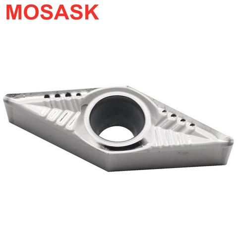 MOSASK-Inserts en carbure de tungstène, VBGT, 10 pièces, 1103 1604 04 08 02 AL ZK01, Semi-finition, usinage, tour CNC, aluminium ► Photo 1/6