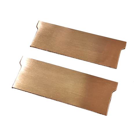 Dissipateur thermique en cuivre pur pour ordinateur portable de jeu, radiateur de refroidissement pour mémoire RAM, 0.5mm ► Photo 1/5