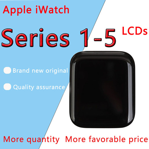 Pour Apple Watch série 2 LCD écran tactile numériseur 38mm/42mm pantalon de remplacement pour iwatch S1-S5 LCD + verre trempé ► Photo 1/6