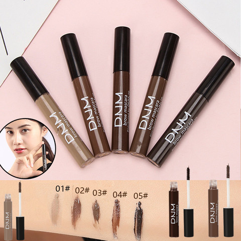 Mascara waterproof pour les sourcils, maquillage pour les yeux, effet gel, coloris café, noir, marron, longue tenue, ► Photo 1/6