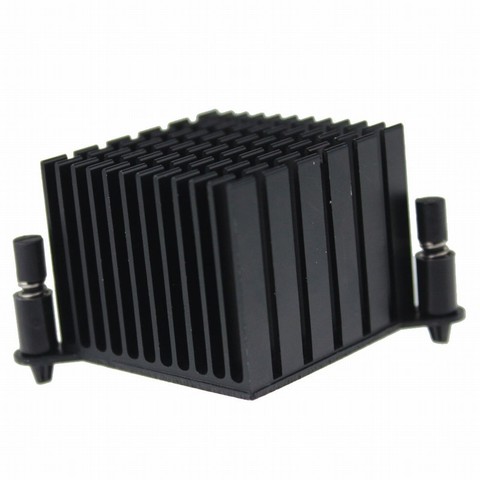 Radiateur de refroidissement, 1 pièce, 38mm x 38mm x 30mm, North Bridge, Northbridge, ventilateur de refroidissement, noir ► Photo 1/6