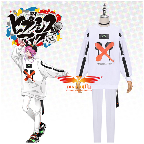 Acteur de la voix Anime Division Rap Battle Ramuda Amemura Costume de Cosplay, tenues pour adultes, vêtements de sport, haut pantalon, collier, Halloween ► Photo 1/6