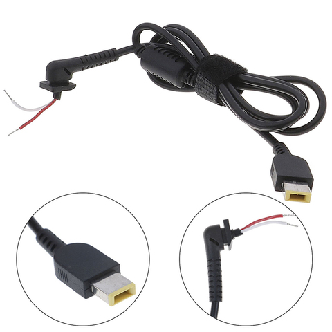 Fiche connecteur cordon ordinateur portable câble d'alimentation pour Lenovo IdeaPad carré connecteur chargeur ordinateur portable adaptateur Pc câble ordinateur portable ► Photo 1/6