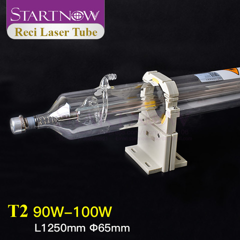 Startnow T2 Reci 90W Laser Tube CO2 80W 100W D65 boîte en bois emballage pour CO2 Laser Machine de découpe lampe gravure équipement tuyau ► Photo 1/6