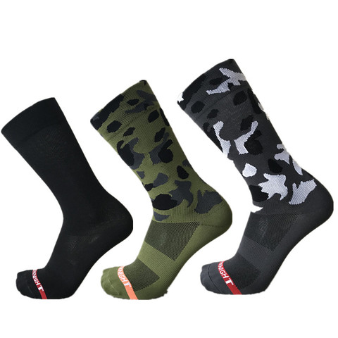 Haute qualité Compression Pro montagne Camouflage vtt cyclisme chaussettes route vélo chaussettes Sports de plein air course chaussettes ► Photo 1/4