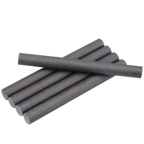 5 pièces haute pureté 99.99% tige de Graphite noir électrode cylindre tiges barres 100x10mm pour les outils de l'industrie ► Photo 1/6