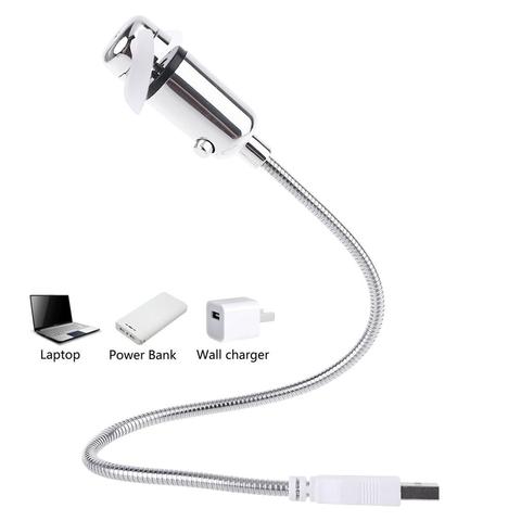 Mini ventilateur de refroidissement USB Flexible à économie d'énergie avec interrupteur pour ordinateur portable ► Photo 1/6