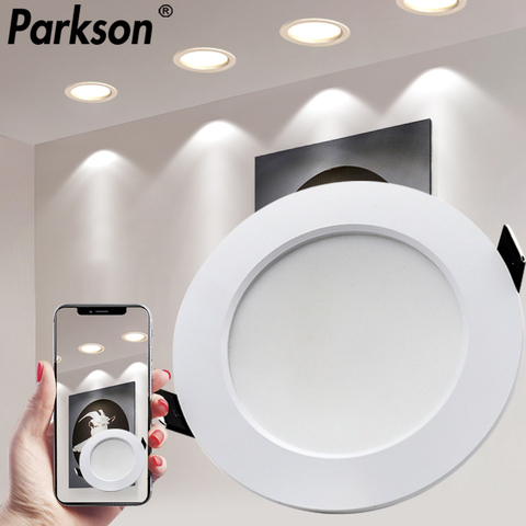 AC220V-240V LED étanche Downlight 7W 9W 12W 15W 18W encastré LED ronde plafonnier LED Spot éclairage intérieur ► Photo 1/6