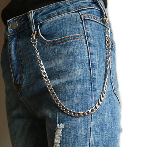 Porte-monnaie avec chaîne en métal pour hommes, bijoux Hip Hop en acier inoxydable ► Photo 1/6