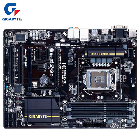 Gigabyte – carte mère GA-Z87-HD3 pour Intel Z87, composant pour ordinateur de bureau, compatible avec processeurs Intel, mémoire DDR3, capacité maximale de ram 32 go, usb, LGA1150, HD3 ► Photo 1/2
