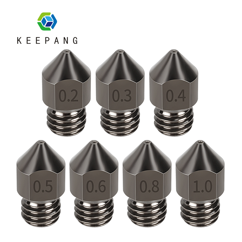 KeePang MK7 MK8 buse Super dur en acier moule acier résistant à la  Corrosion extrudeuse fileté 1.75mm 3D imprimante buse pour Ender3 Pro -  Historique des prix et avis