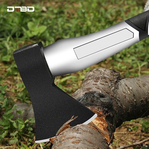 DTBD hache en bois en acier au carbone Axe tactique Tomahawk armée chasse en plein air Camping survie machette haches outils à main hache de hachette ► Photo 1/6