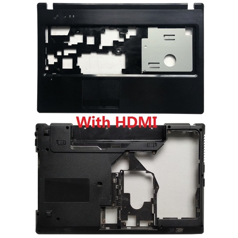 Coque de protection inférieure et supérieure pour Lenovo G570/G575, repose-paume avec Combo 