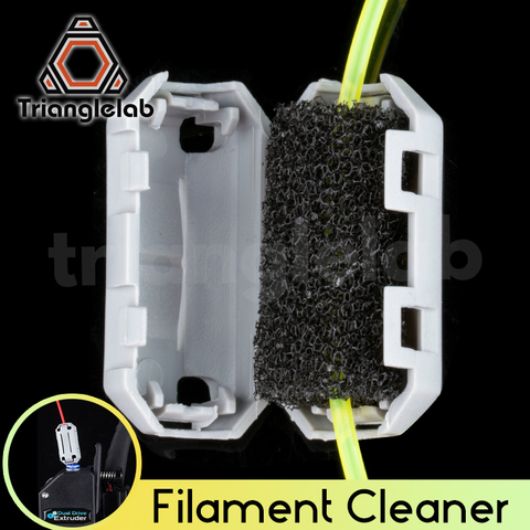 Trianglelab Filament nettoyage antistatique blocage mousse déchets débris pour Hotend E3D V6 buse CR10 Ender3 Anet A6 A8 Prusa ► Photo 1/6