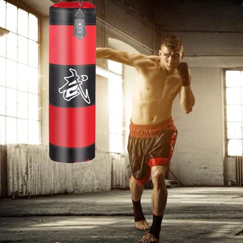 Remplissage de sable de boxe épaissir entraînement de force Fitness exercice poinçon sac de sable boxe entraînement combat sac de sable vide-lourd sac de sport ► Photo 1/6