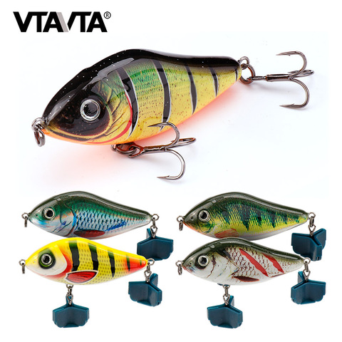 VTAVTA – Leurre rigide coulant et vibrant,appât artificiel idéal pour la pêche au brochet, 13 g, 6 cm, ► Photo 1/6