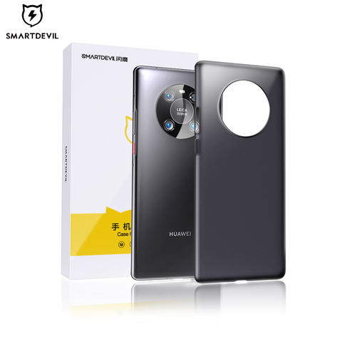 SmartDevil pour huawei Mate 40 pro housse de téléphone portable Mate 30 ultra-mince Mate Mate 40 Pro housse de protection 5G silicone anti-chute ► Photo 1/6