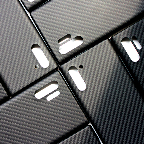 Coque de protection arrière en Fiber de carbone pour Samsung, compatible modèles Galaxy Note 10 Plus, Note 10, luxueuse, en aramide mat ► Photo 1/6
