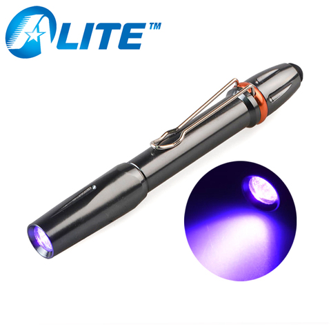 Puissant 5 W lampe uv Colle Durcissement Stylo Lumière Ultraviolette Noir Lumière lampe de poche identifier 390-395nm ► Photo 1/6