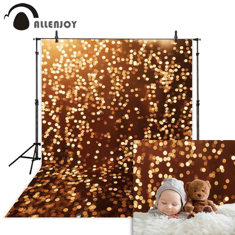 Allenjoy photographique fond glitter photo toile de fond d'or toile de fond Photocall pour les mariages imagination photo fond personnalisé ► Photo 1/6