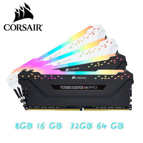 CORSAIR Vengeance RGB PRO DDR4 RAM 8GB 3000MHz DIMM ordinateur de bureau de mémoire Support carte mère 8g 16g ddr4 3200 3600Mhz rvb ram 16gb 32g ► Photo 1/6
