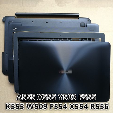 Coque arrière pour ordinateur ASUS A555, X555, Y583, F555, K555, W509, F554, X554, R556, coque de protection LCD de lunette avant/inférieur, nouveau ► Photo 1/5