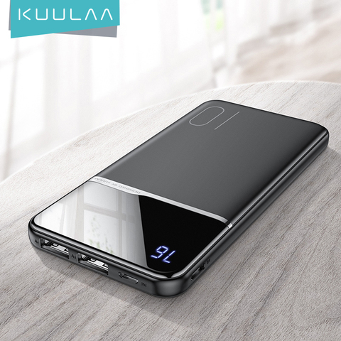 KUULAA batterie externe 10000 mah portable charge batterie pauvre pour Xiaomi Redmi 8 7 iphone 11 X XR powerbank 10000 mah batterie externe ► Photo 1/6