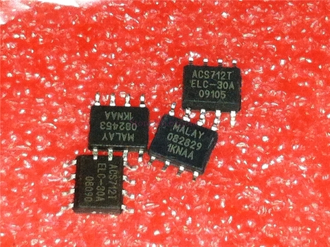 5 pcs/lot ACS712T ACS712 ACS712ELCTR-30A-T ACS712ELCTR-30A ACS712T-30A 30A SOP-8 In Stock ► Photo 1/1