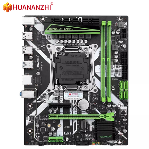 HUANANZHI X99 8M F X99 carte mère Intel XEON E5 X99 LGA2011-3 toutes les séries DDR4 RECC NON-ECC mémoire NVME USB3.0 SATA ► Photo 1/5