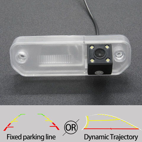 Caméra de recul fixe ou dynamique pour voiture Hyundai Sonata/Sonica EF MK4, accessoires de stationnement pour voiture de 2001 à 2012 ► Photo 1/6