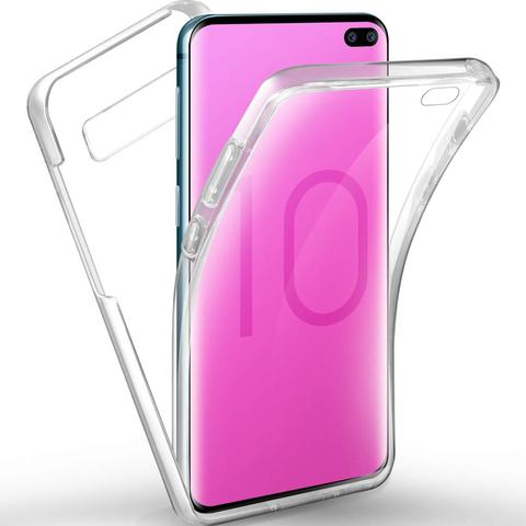 Coque intégrale transparente Double face pour Samsung Galaxy, compatible modèles S9, S8 Plus, S7, S6 Edge, Note 20, 10, S21, S20, S10 Plus Lite, 360 ► Photo 1/6