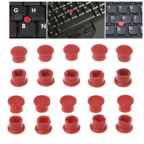 10 pièces/ensemble capuchons rouges pour Lenovo IBM Thinkpad souris ordinateur portable pointeur TrackPoint casquette-dôme style ► Photo 1/6