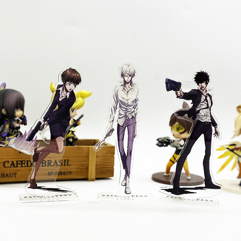 Psycho Pass Kougami Akane Makishima HM support acrylique figurine modèle support de plaque gâteau topper anime japonais ► Photo 1/4