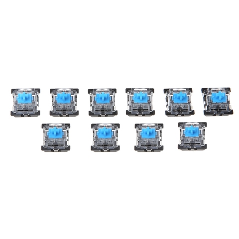 10 pièces commutateur de clavier mécanique à 3 broches bleu pour Kit de testeur de clavier Cherry MX ► Photo 1/6