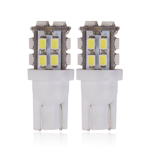 Ampoule de voiture T10 12V blanc 6500K 20 SMD 5W5 W5W T10, feu de signalisation intérieur de la plaque d'immatriculation, lampes latérales à coin ► Photo 1/6