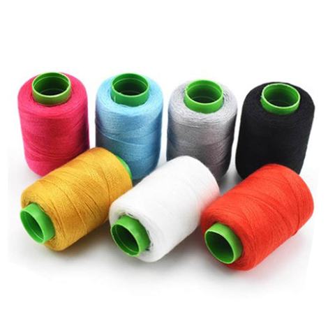 Fil à coudre domestique coloré de 300 yards, en polyester, pour vêtements, couture manuelle, groupe de tricot, nouveauté ► Photo 1/3