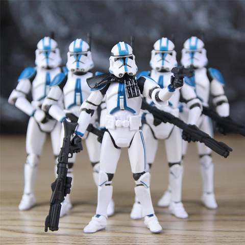 Star Wars 501 Corps jeu édition limitée 3.75 pouces impérial Stormtrooper tous les Joints sont des figurines d'anime mobiles ► Photo 1/1