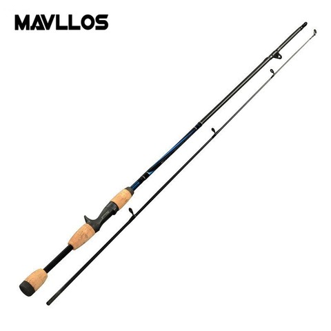  Mavllos 1.8m Lure Weight 6-12g M Carbon Fiber Saltwater Cheap Fishing Casting Spinning Rod Carp Ul Light Fishing Rod 2 Section ► Photo 1/6