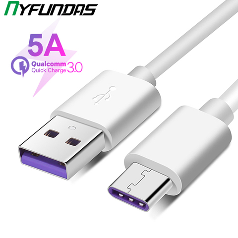 0.3M 0.5M 1M 1.5M 2M 5A Type C câble de données de suralimentation pour Huawei P30 P20 Pro Lite Mate 20 Pro P10 Usb C chargeur rapide Cabo ► Photo 1/6