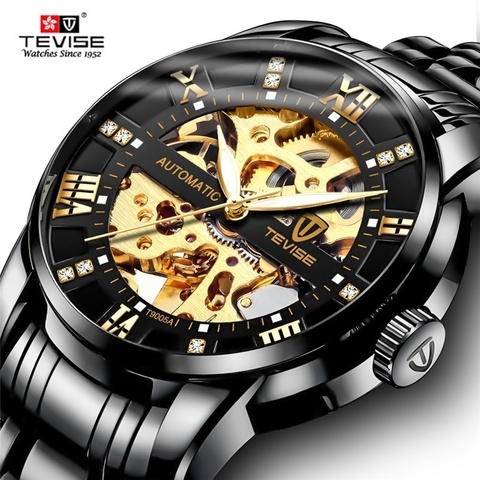 Top marque de luxe TEVISE hommes auto vent montre-bracelet homme montres mécaniques montre automatique mâle horloge FNGEEN Relogio Masculino ► Photo 1/6