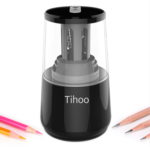 Tihoo – taille-crayon automatique, batterie mécanique électrique, USB, Tenwin, métal, fournitures scolaires pour enfants ► Photo 1/6