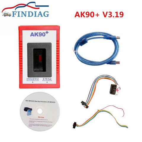 Meilleur programmateur de clé de voiture pour BMW AK90 V3.19 AK90 +, lecteur de Code pour BMW de 1995 à 2009 AK 90, identification des clés de tous les CAS et EWS2/3/4 ► Photo 1/6