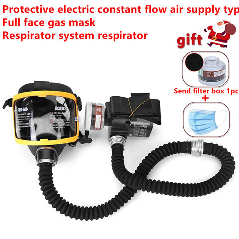 Masque électrique de protection à flux Constant pour le visage, dispositif de sécurité sur le lieu de travail ► Photo 1/6