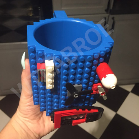 Tasse à café de voyage de 360ML, mon café créatif, Compatible Lego, écologique, mignon, à moscou ► Photo 1/6