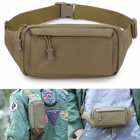 Sac de ceinture tactique militaire en Nylon, sacoche de voyage, sac de transport multifonction, sac de Sport de plein air, chasse randonnée Camping, sac à outils ► Photo 1/6