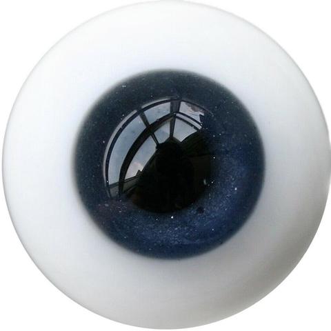 Wamami-globes oculaires en verre bleu, 6mm, 8mm, 10mm, 12mm, 14mm, 16mm, 18mm, 20mm, 22mm, 24mm, yeux, BJD, poupée, artisanat, fabrication de naissance ► Photo 1/6