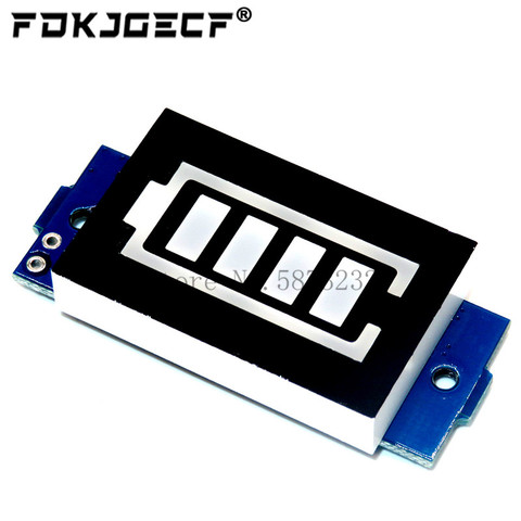 Indicateur de capacité de batterie au Lithium 1S 2S 3S 4s 6S 7S simple 3.7V Module d'affichage testeur de puissance de batterie de véhicule électrique Li-ion ► Photo 1/2