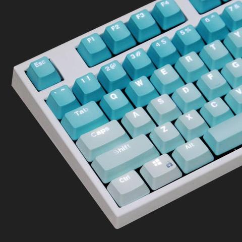 104 pièces PBT rétro-éclairage couleur correspondant Keycaps remplacement pour clavier mécanique variété de choix de couleur ► Photo 1/6