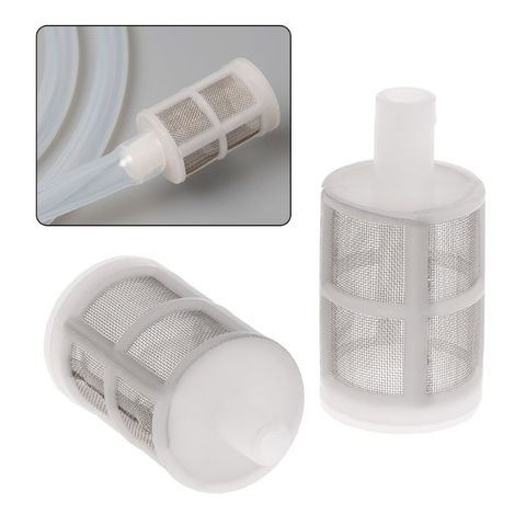 Réservoir de poisson filtre maille pompe à eau tuyau Net propre écran pompes Aquarium fournitures 7mm/10mm acier inoxydable plastique jardin ► Photo 1/6