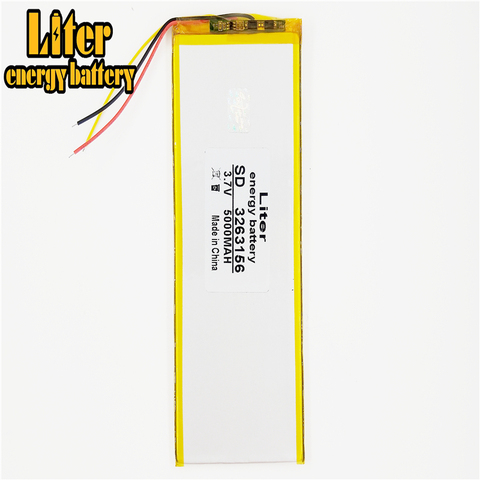 Batterie Li-ion Rechargeable à 3 lignes, 3263156 3.7V 5000mAh, pour tablette PC 8/9 pouces CHUWI Hi8 hi8 pro xv8 DVD DVR ► Photo 1/4